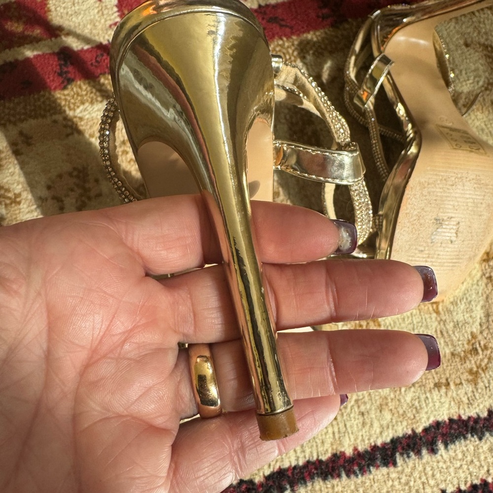Rhinestones Strap Heels - Picture 5 of 6